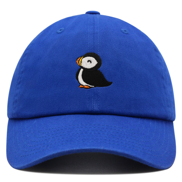 Puffin Premium Dad Hat Embroidered Baseball Cap Cute Bird