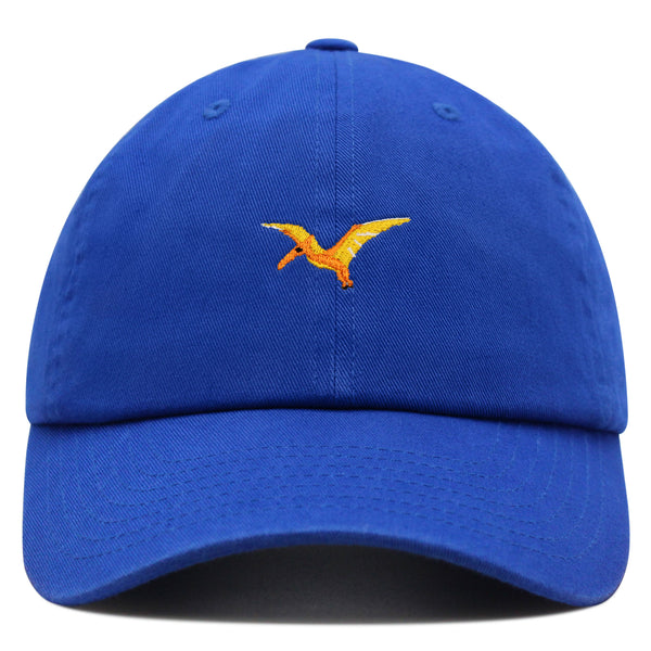 Pterodactyl Premium Dad Hat Embroidered Baseball Cap Dinosaur