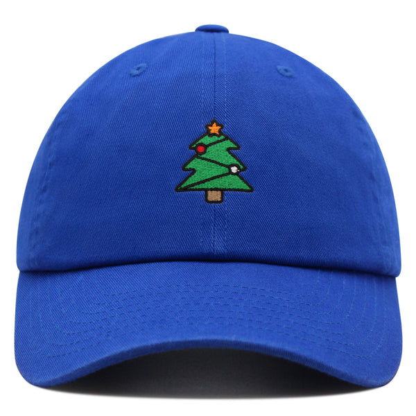 Christmas Tree Star Premium Dad Hat Embroidered Baseball Cap Holiday