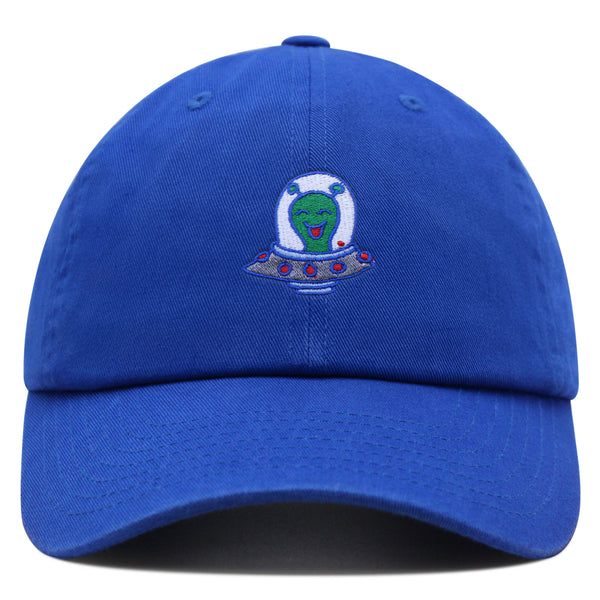 Flying Saucer Premium Dad Hat Embroidered Baseball Cap UFO