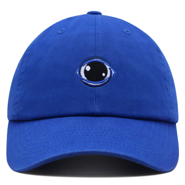 Eyeball Premium Dad Hat Embroidered Baseball Cap Vision Logo