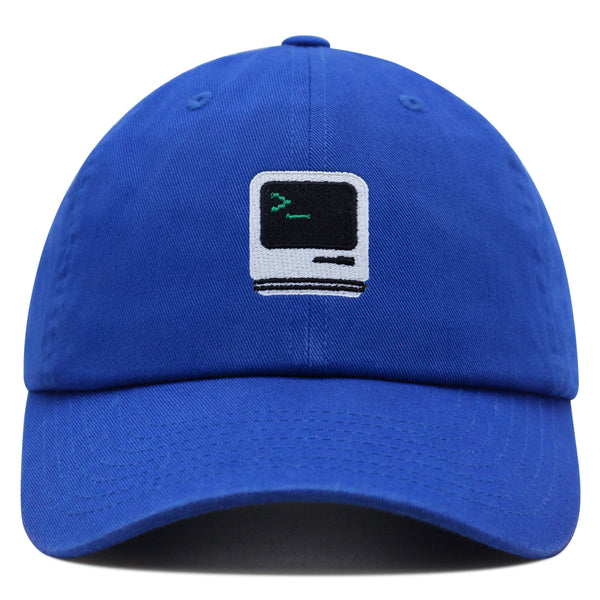 Vintage Computer Premium Dad Hat Embroidered Baseball Cap Old School