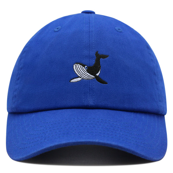 Humpback Whale Premium Dad Hat Embroidered Baseball Cap Ocean