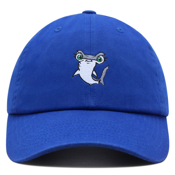 Hammerhead Shark Premium Dad Hat Embroidered Baseball Cap Cute Fish