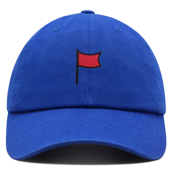 Red Flag Premium Dad Hat Embroidered Baseball Cap Symbol