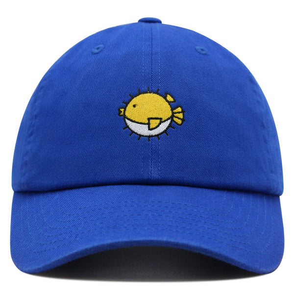 Cute Puffer Fish Premium Dad Hat Embroidered Baseball Cap Poison Fish