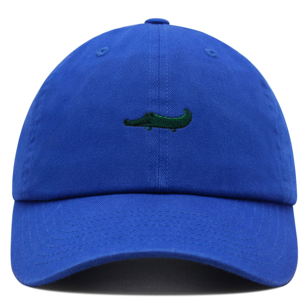 Cartoon Crocodile Premium Dad Hat Embroidered Cotton Baseball Cap