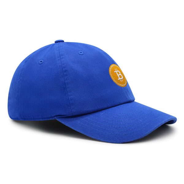 Bitcoin Premium Dad Hat Embroidered Baseball Cap Cryptocurrency Investing