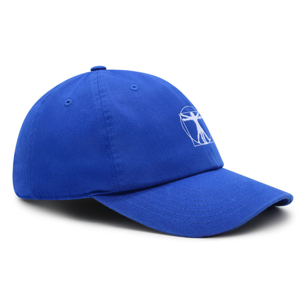 Vitruvian Man Premium Dad Hat Embroidered Baseball Cap Da Vinci