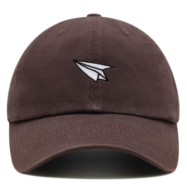 Paper Airplane Premium Dad Hat Embroidered Baseball Cap Plane Sky