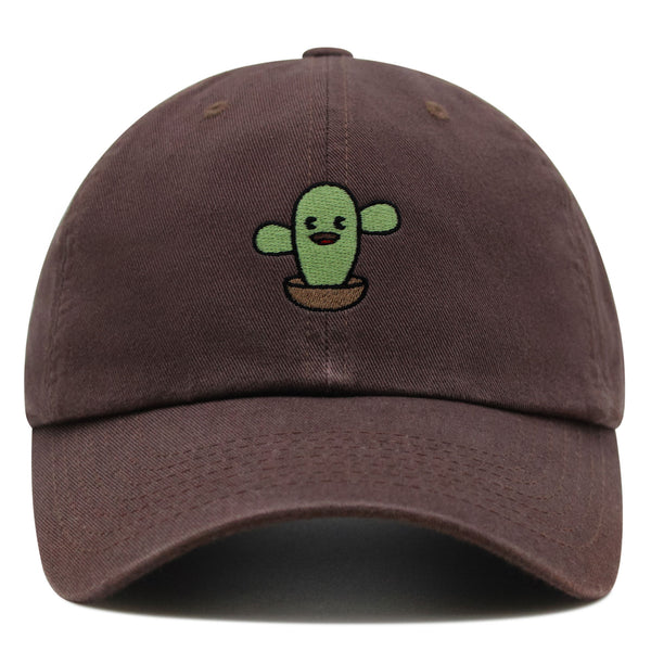 Cute Cactus Premium Dad Hat Embroidered Baseball Cap Desert