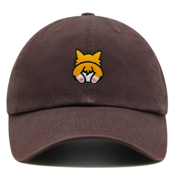 Corgi Butt Premium Dad Hat Embroidered Baseball Cap Welsh Corgi