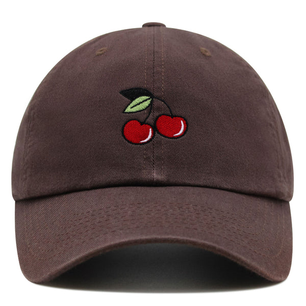 Cherry Premium Dad Hat Embroidered Baseball Cap Fruit