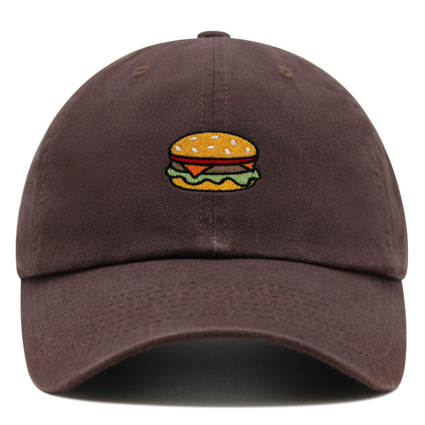 Hamburger Premium Dad Hat Embroidered Baseball Cap Fast Food