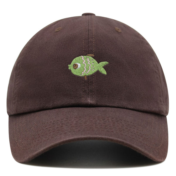 Fish Premium Dad Hat Embroidered Baseball Cap Aquarium