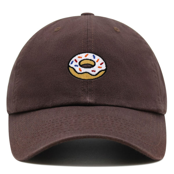 Donut Premium Dad Hat Embroidered Baseball Cap Doughtnut Snack