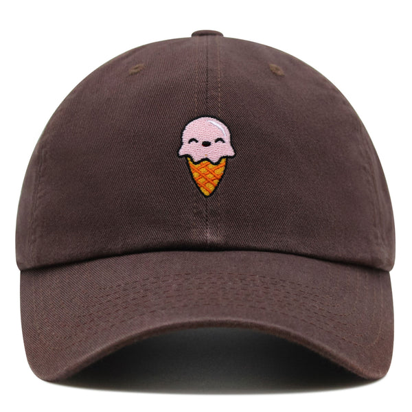 Ice Cream Premium Dad Hat Embroidered Baseball Cap Summer