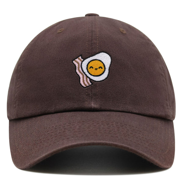 Egg and Bacon Premium Dad Hat Embroidered Baseball Cap Breakfast