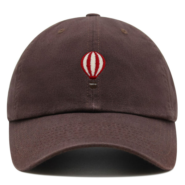 Hot Air Ballon Premium Dad Hat Embroidered Baseball Cap Travel Fly Sky