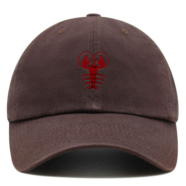 Lobster Premium Dad Hat Embroidered Baseball Cap Shellfish Foodie