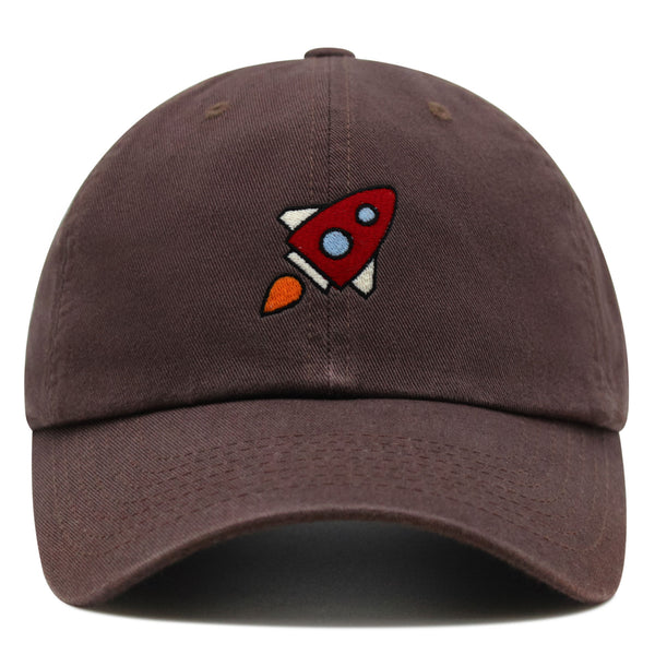 Rocket Premium Dad Hat Embroidered Baseball Cap Space Shuttle