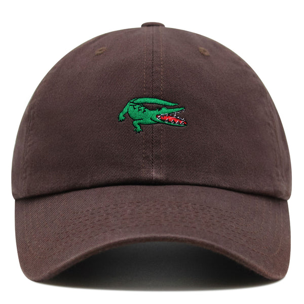 Crocodile Premium Dad Hat Embroidered Baseball Cap Alligator Jungle