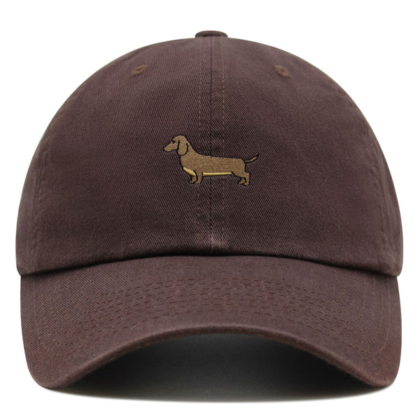 Dachshund Premium Dad Hat Embroidered Baseball Cap Puppy Dog