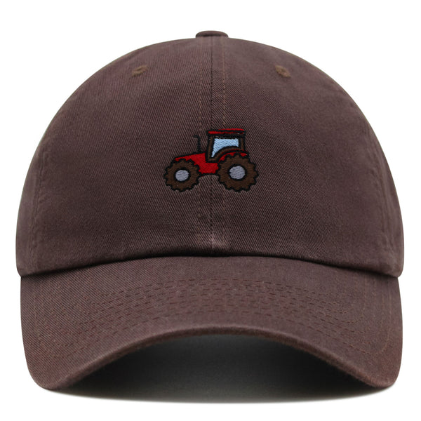 Tractor Premium Dad Hat Embroidered Baseball Cap Construction Farm