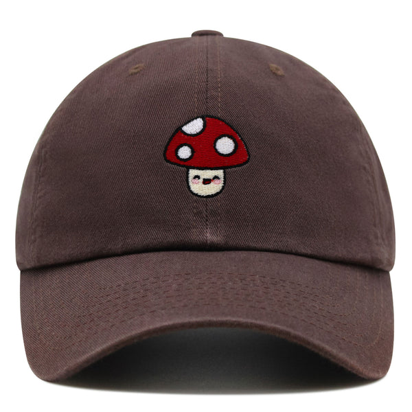 Mushroom Premium Dad Hat Embroidered Baseball Cap Vegetable