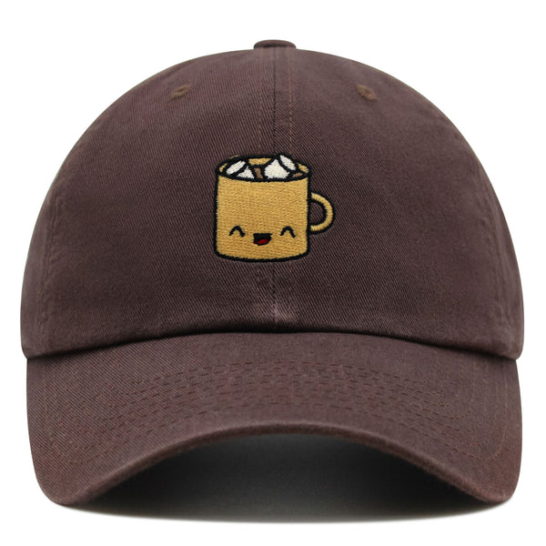 Hot Chocolate Premium Dad Hat Embroidered Baseball Cap Foodie Drink Coffee