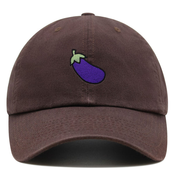 Eggplant Premium Dad Hat Embroidered Baseball Cap Foodie Vegetable