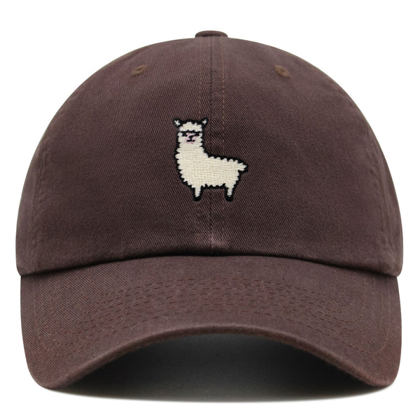 Alpaca Premium Dad Hat Embroidered Baseball Cap Peru Peruvian