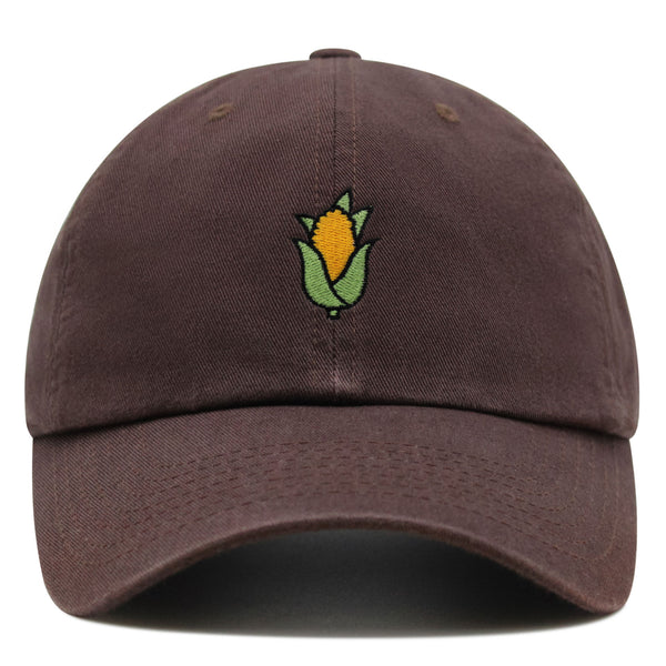 Corn Premium Dad Hat Embroidered Baseball Cap Vegetable Foodie Farmers