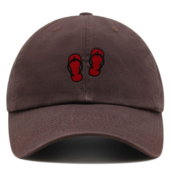 Flip-flops Premium Dad Hat Embroidered Baseball Cap Shoes Beach