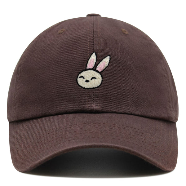 Cute Rabbit Premium Dad Hat Embroidered Baseball Cap Bunny Zoo