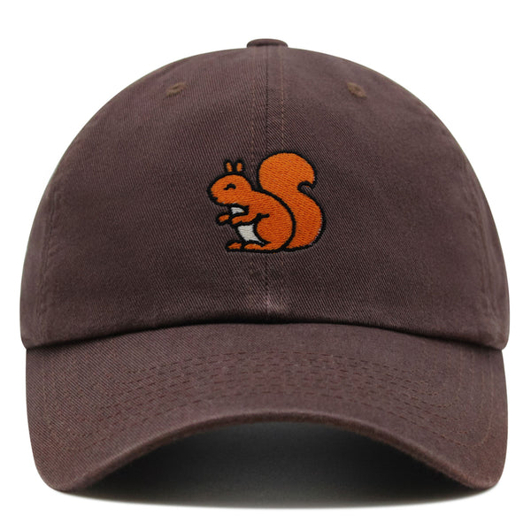 Squirrel Premium Dad Hat Embroidered Baseball Cap Hamster Chipmunks