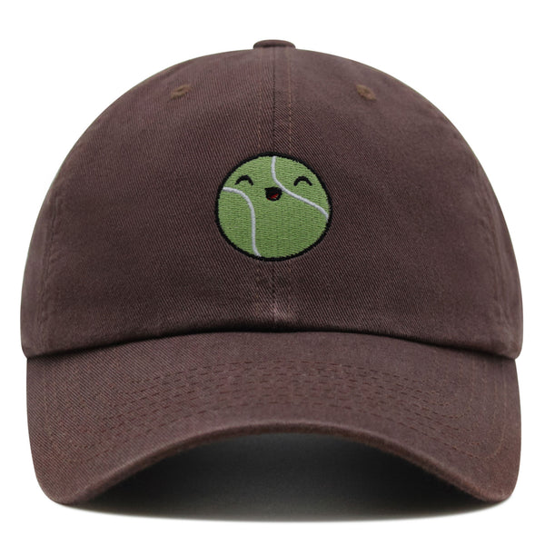 Happy Tennis ball Premium Dad Hat Embroidered Baseball Cap Sports Sharapova