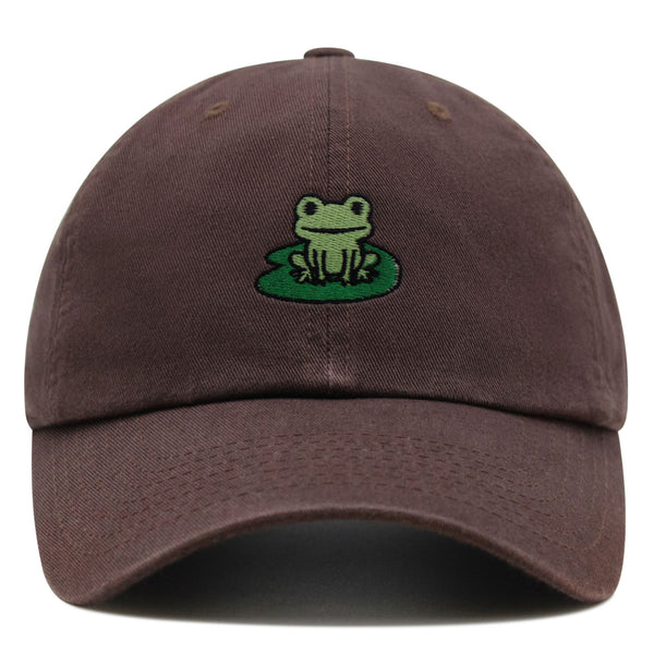 Frog Premium Dad Hat Embroidered Baseball Cap Frog Pond Frog