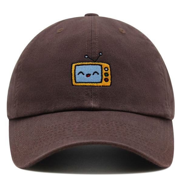 Analog TV Premium Dad Hat Embroidered Baseball Cap Television Retro Analog