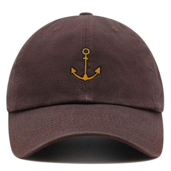 Anchor Premium Dad Hat Embroidered Baseball Cap Captain Boat Ship