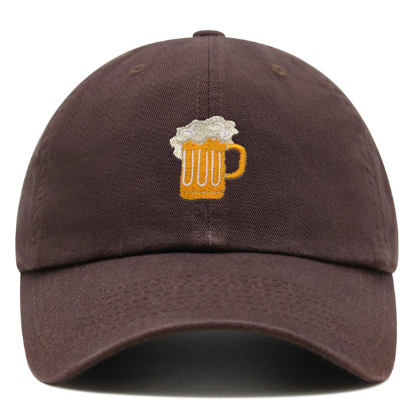 Beer Mug Premium Dad Hat Embroidered Baseball Cap Party