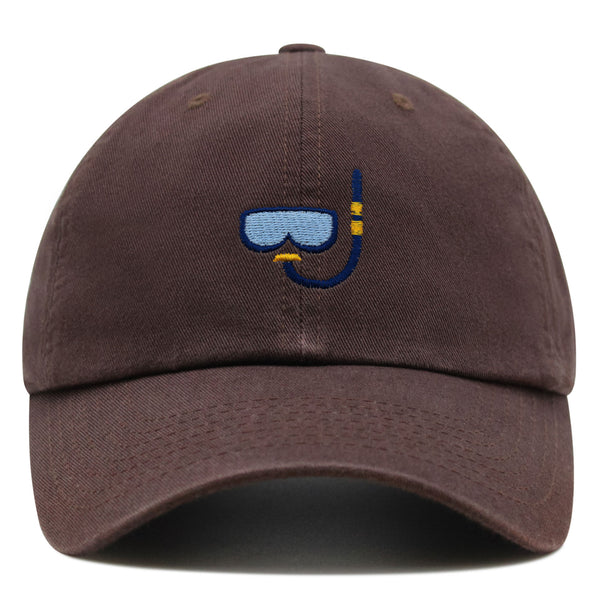 Snorkel Premium Dad Hat Embroidered Baseball Cap Diving Ocean