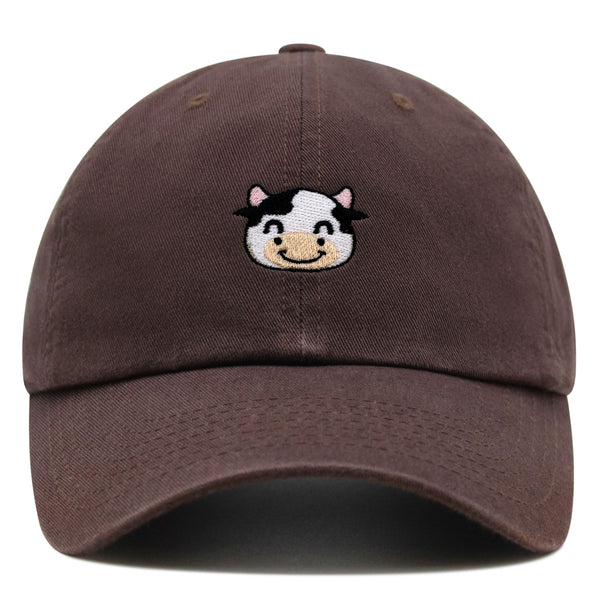 Cow Premium Dad Hat Embroidered Baseball Cap Milk Animal