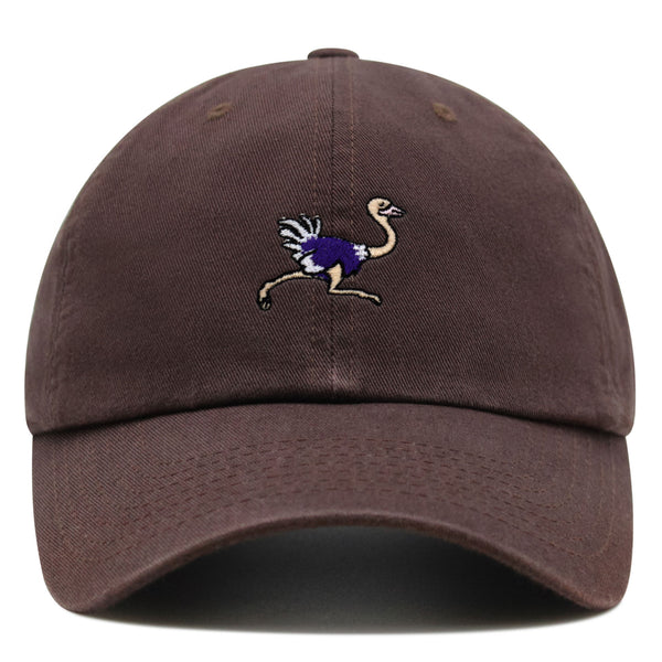 Ostrich Premium Dad Hat Embroidered Baseball Cap Zoo Africa