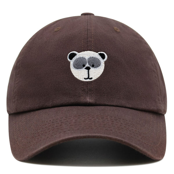 Panda Premium Dad Hat Embroidered Baseball Cap Zoo Animal