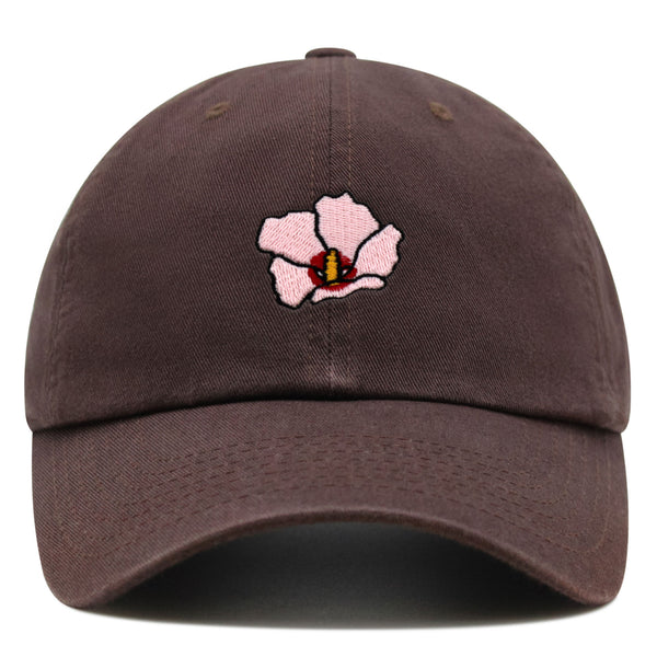 Rose of Sharon Premium Dad Hat Embroidered Baseball Cap Hibiscus Hawaii