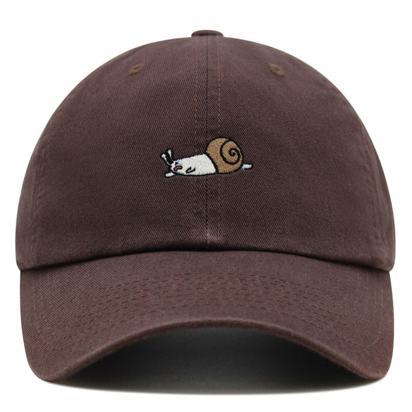 Sleepy Snail Premium Dad Hat Embroidered Baseball Cap Mud Cute