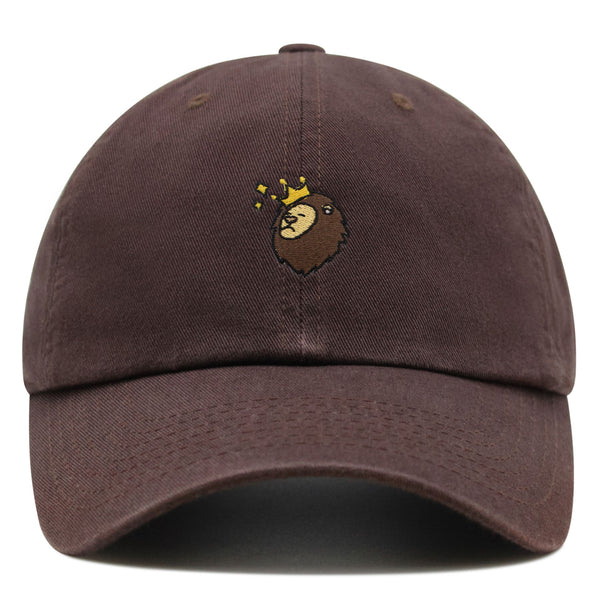 Lion Premium Dad Hat Embroidered Baseball Cap Zoo King