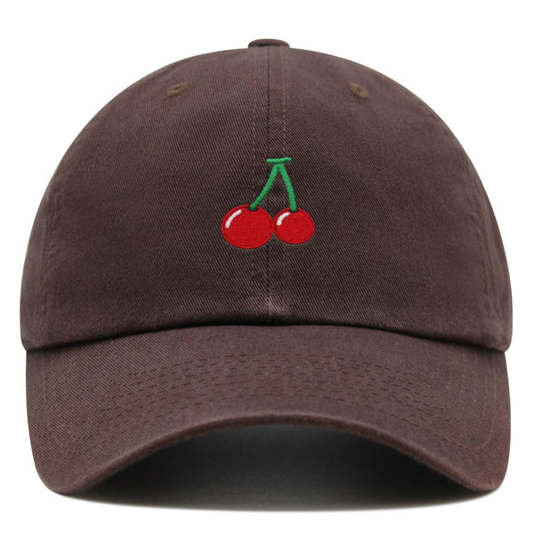 Cherry Premium Dad Hat Embroidered Baseball Cap Fruit Foodie