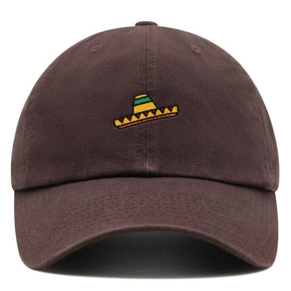 Mexican Hat Premium Dad Hat Embroidered Baseball Cap Mexico Cowboy